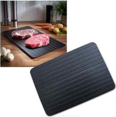 Fast Defrosting Tray - Aluminum Quick Thaw Kitchen Plate - Vezir