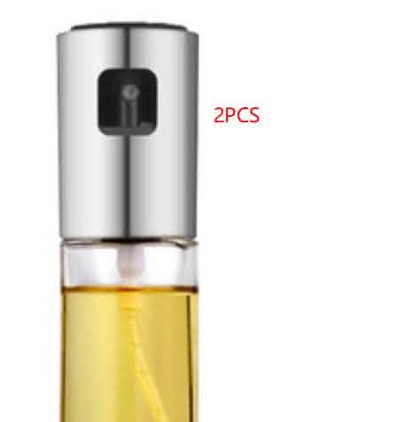 Oil Spray Bottle - Push Type Cooking Vinegar Sprayer Set - Vezir