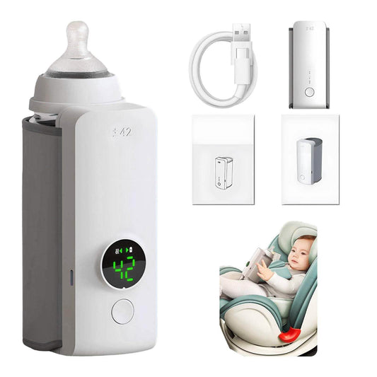 Portable Baby Bottle Warmer - USB Rechargeable Milk Heater - Vezir