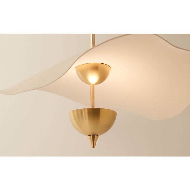 Acrylic Lotus Leaf Chandelier - Modern Window Light Fixture - Vezir