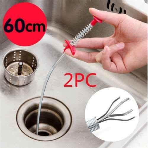60CM Drain Clog Remover - Spring Pipe Dredging Tool - Vezir