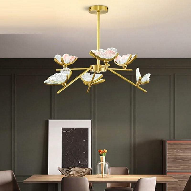 Luxury All-Copper Chandelier - Modern Living Room Statement - Vezir