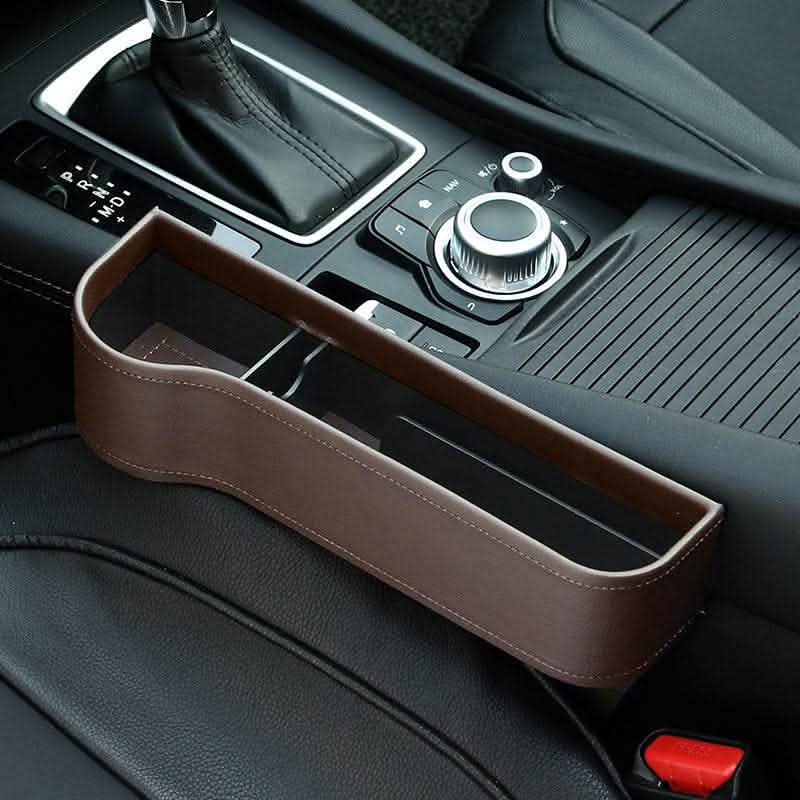 Car Storage Box - Leather Plastic Organizer Container - Vezir