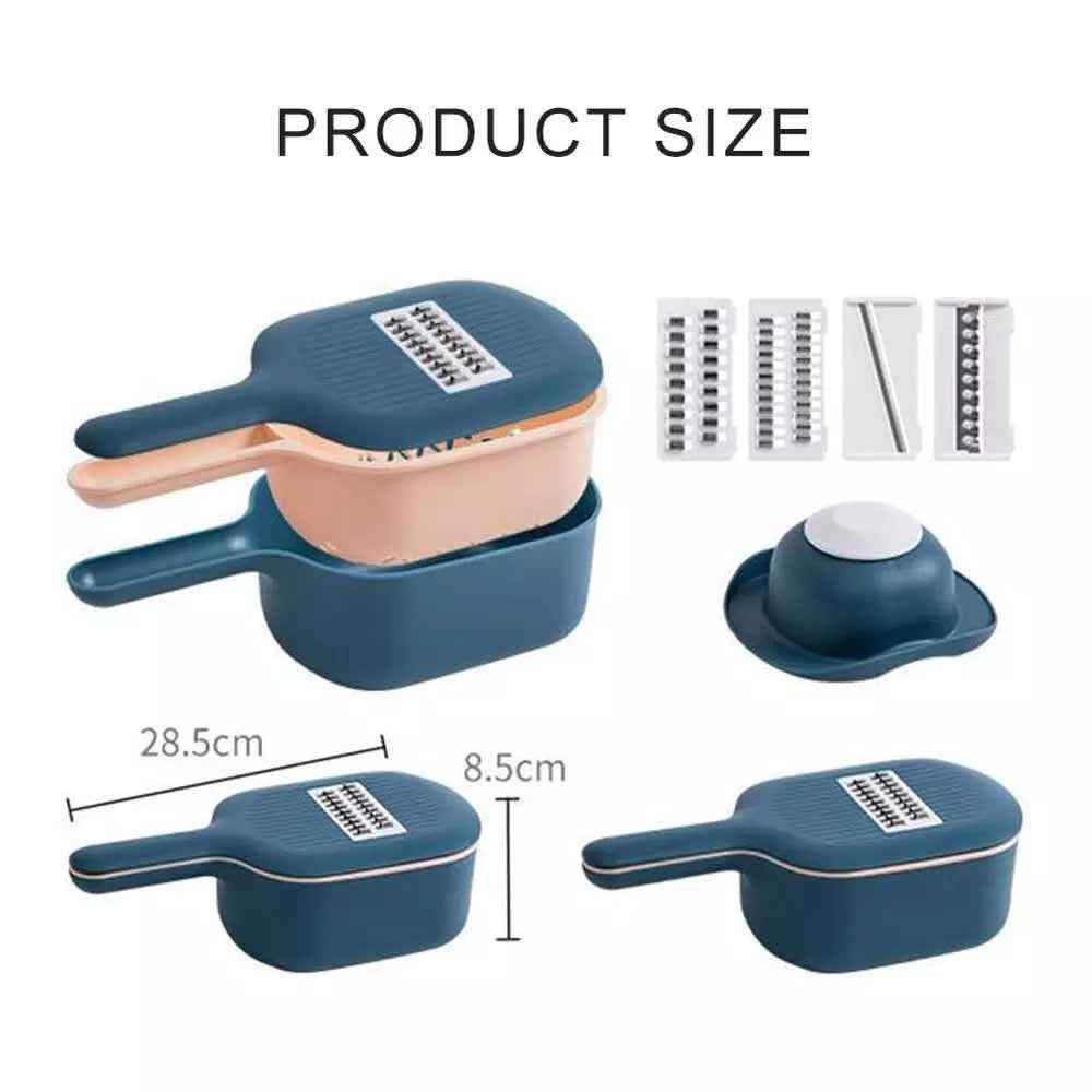 Multi-Function Vegetable Cutter - Kitchen Slicer Grater Set - Vezir