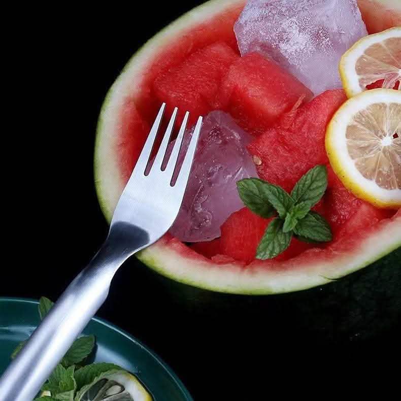 2-in-1 Watermelon Slicer - Stainless Steel Fork Cutter Tool - Vezir