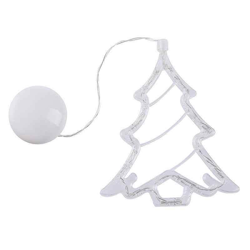 Christmas LED Suction Cup Lights - Holiday Window Decorations - Vezir