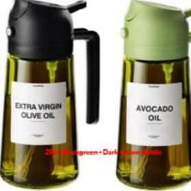 Dual-Purpose Glass Oil Dispenser - Portable Fuel Injector - Vezir