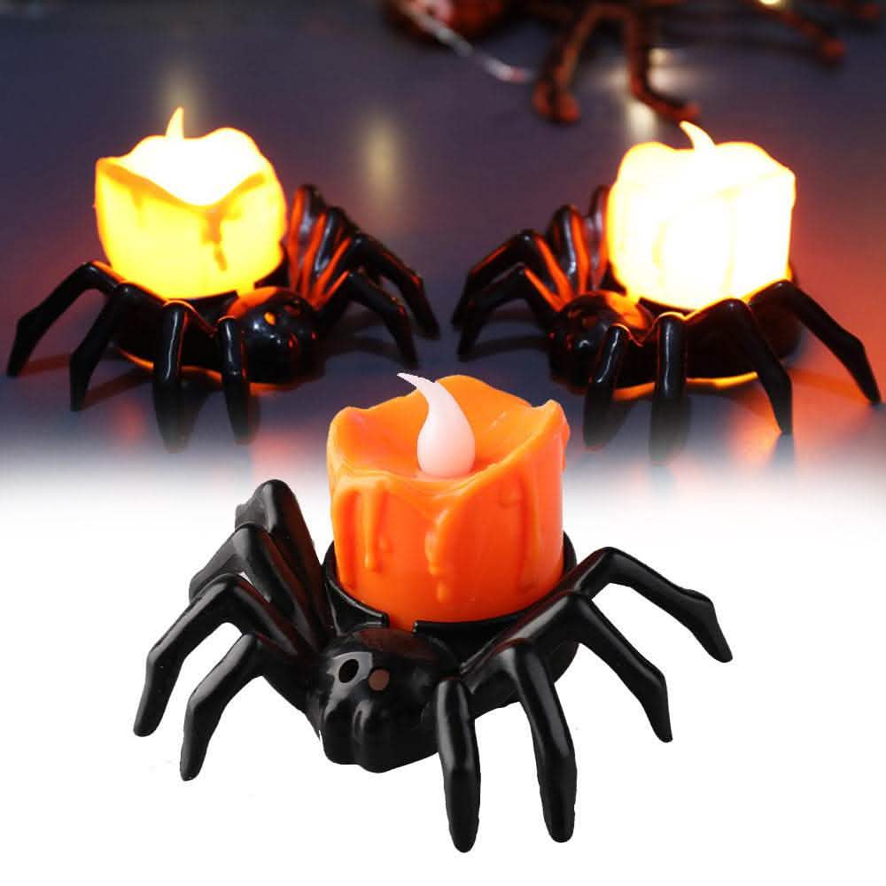 Halloween Spider Candlestick - Creative Festival Atmosphere Ornament - Vezir