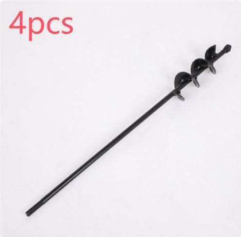 Rechargeable Garden Auger Drill Bit - Twist Pit Digging Tool - Vezir
