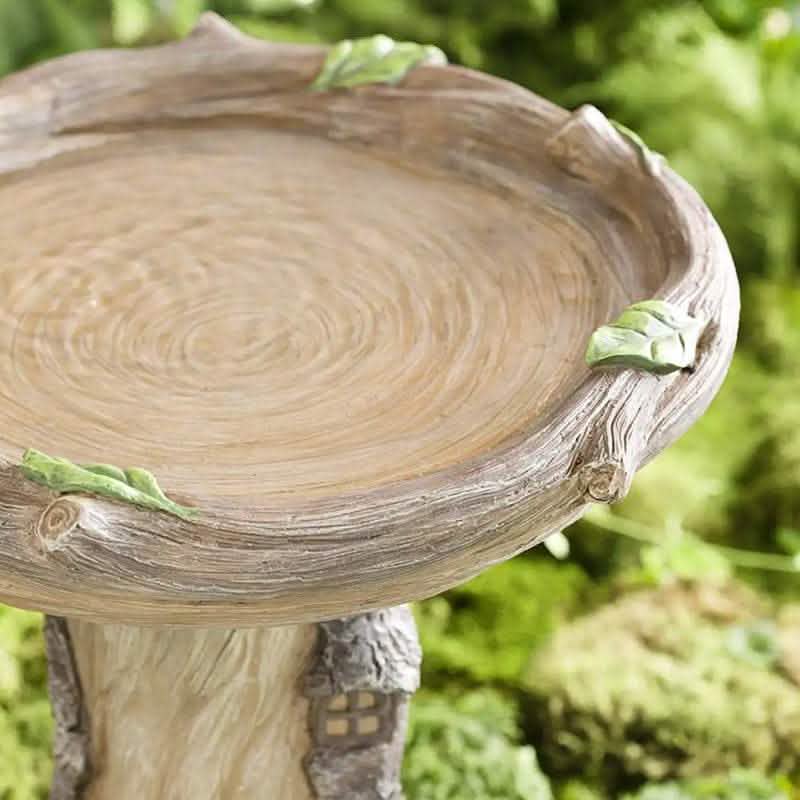 Sunflower Resin Garden Ornament - Polyresin Bird Bath Decoration - Vezir