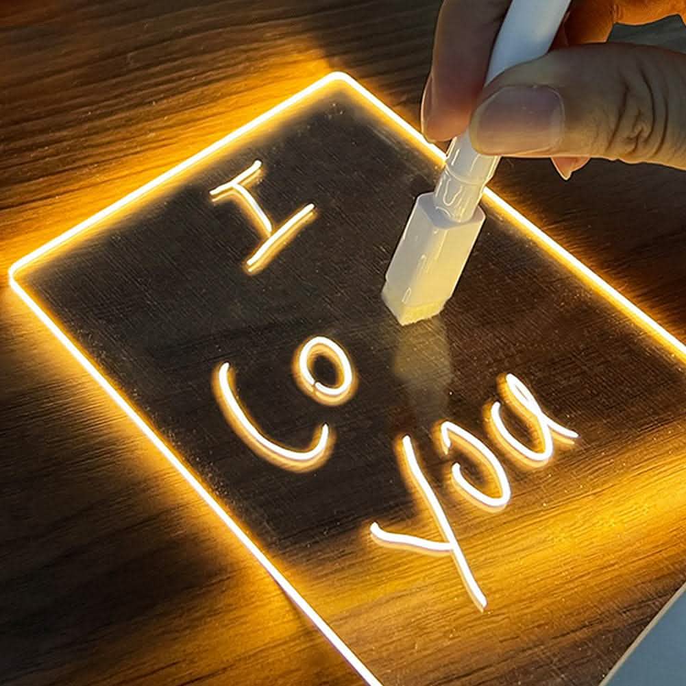 Creative LED Note Board - USB Message Board Holiday Light - Vezir