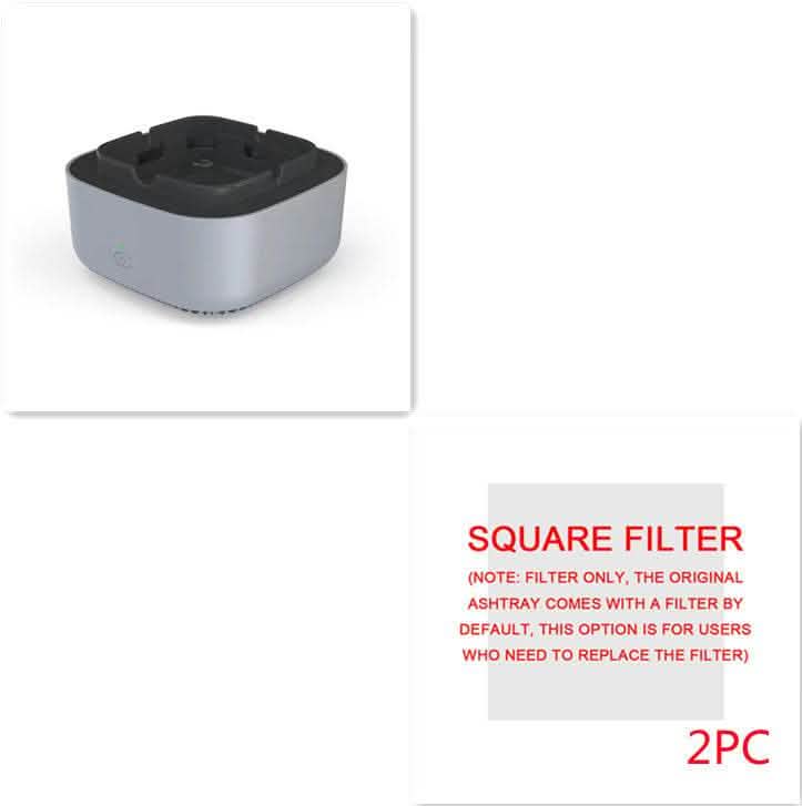 Smart Air Purifying Ashtray - Smoke Removal & Anion Technology - Vezir