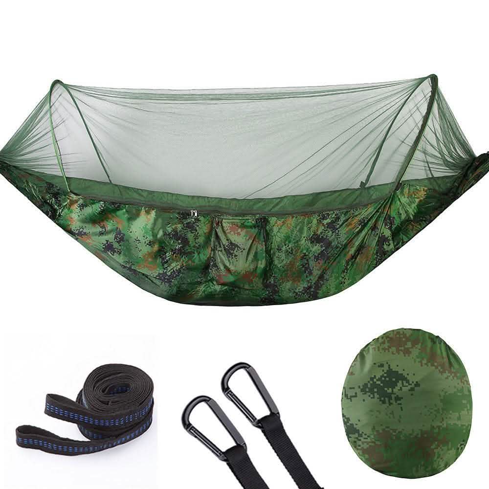 Automatic Quick-Opening Hammock - Mosquito Net Camping Bed - Vezir