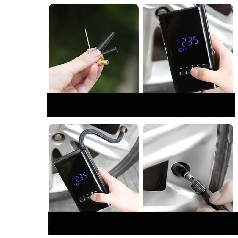 Smart Wireless Digital Inflator - Mini Portable Car Pump - Vezir