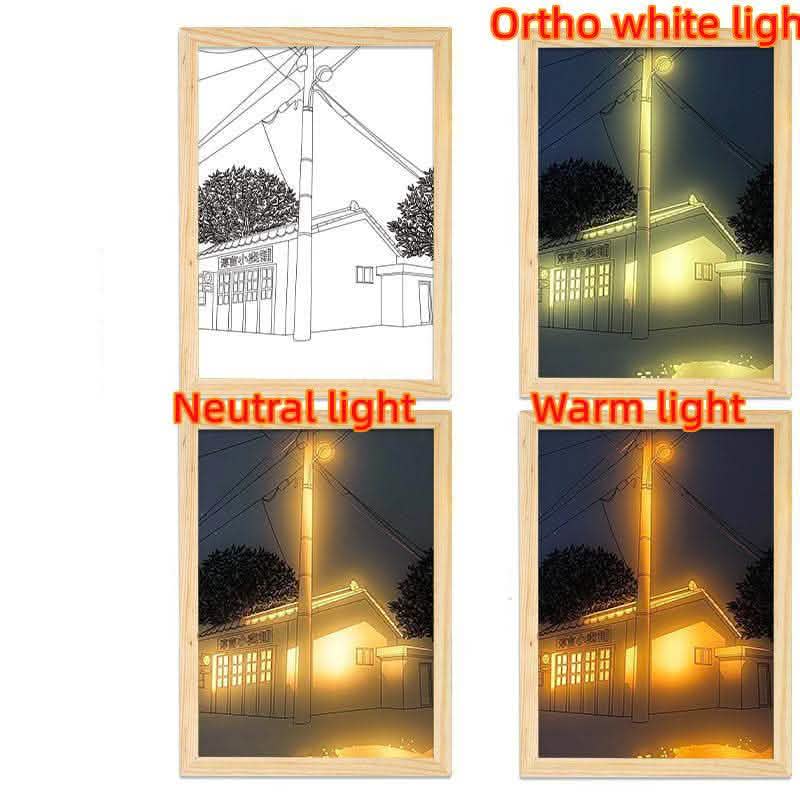 Illuminated LED Picture Light - Sunshine Simulation Night Lamp - Vezir