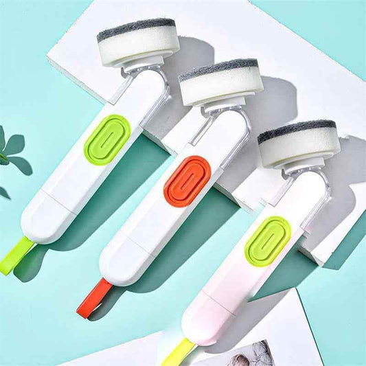 Elite Multi-Function Cleaning Brush - Liquid Dispenser System - Vezir