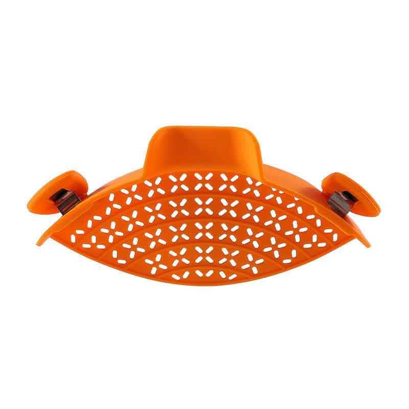 Silicone Pot Drain Stopper - Kitchen Side Strainer Gadget - Vezir