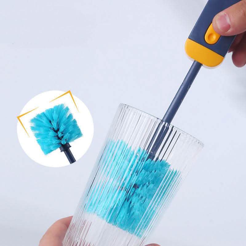 4-in-1 Bottle Cleaner Brush - Silicone U-Shaped Cleaning Set - Vezir
