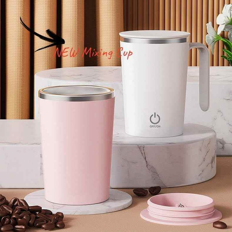 Electric Mixing Coffee Cup - Automatic Stirring Magnetic Mug - Vezir