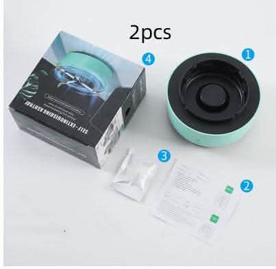 Smart Air Purifying Ashtray - Smoke Removal & Anion Technology - Vezir