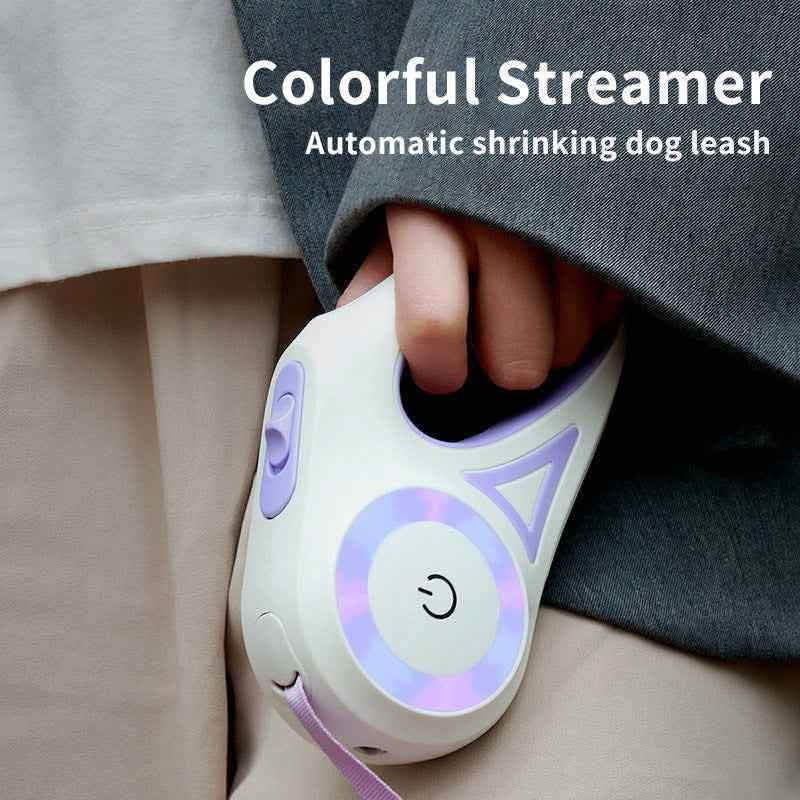 Luxury Retractable Dog Leash - LED Spotlight Walking System - Vezir