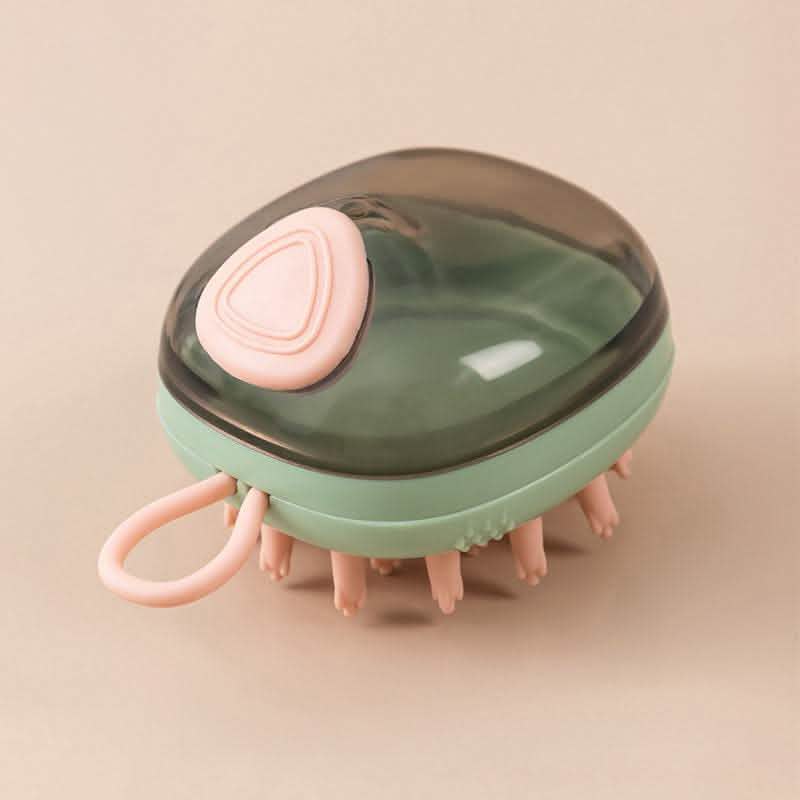 2-in-1 Pet Grooming Brush - Soap Dispensing Bath Massager - Vezir