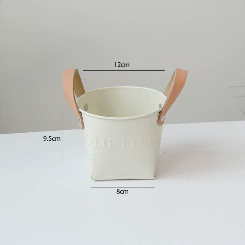 Metal Letter Pots - Home Garden Decorative Planters - Vezir