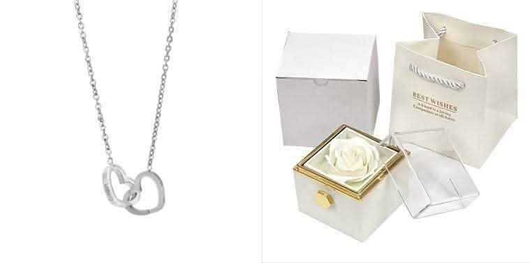 Rotating Rose Gift Box - Soap Flower Valentine's Day Present - Vezir