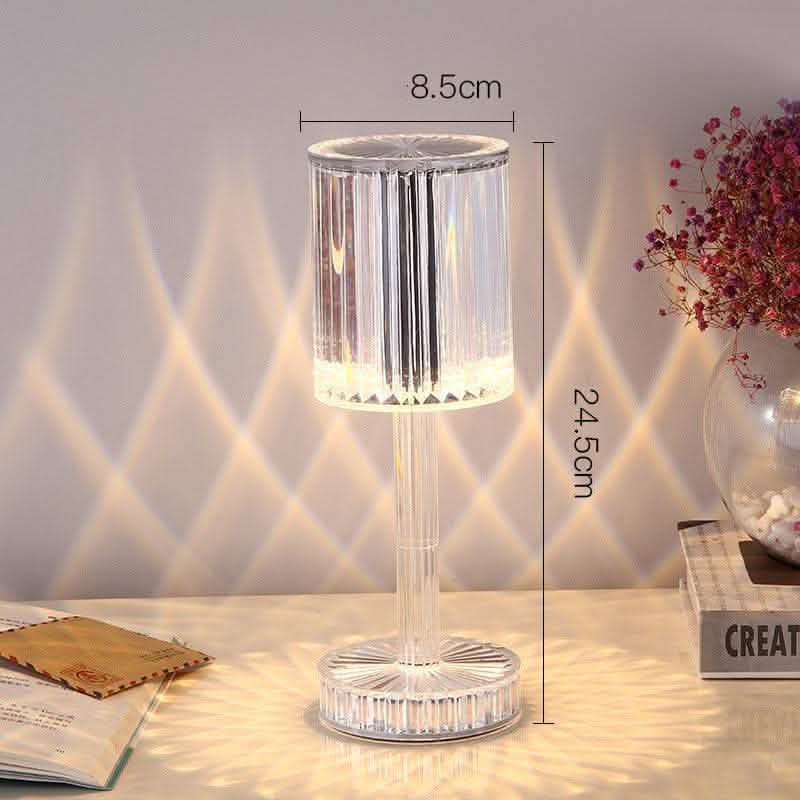 Elite Crystal Diamond Table Lamp - Romantic LED Night Light - Vezir