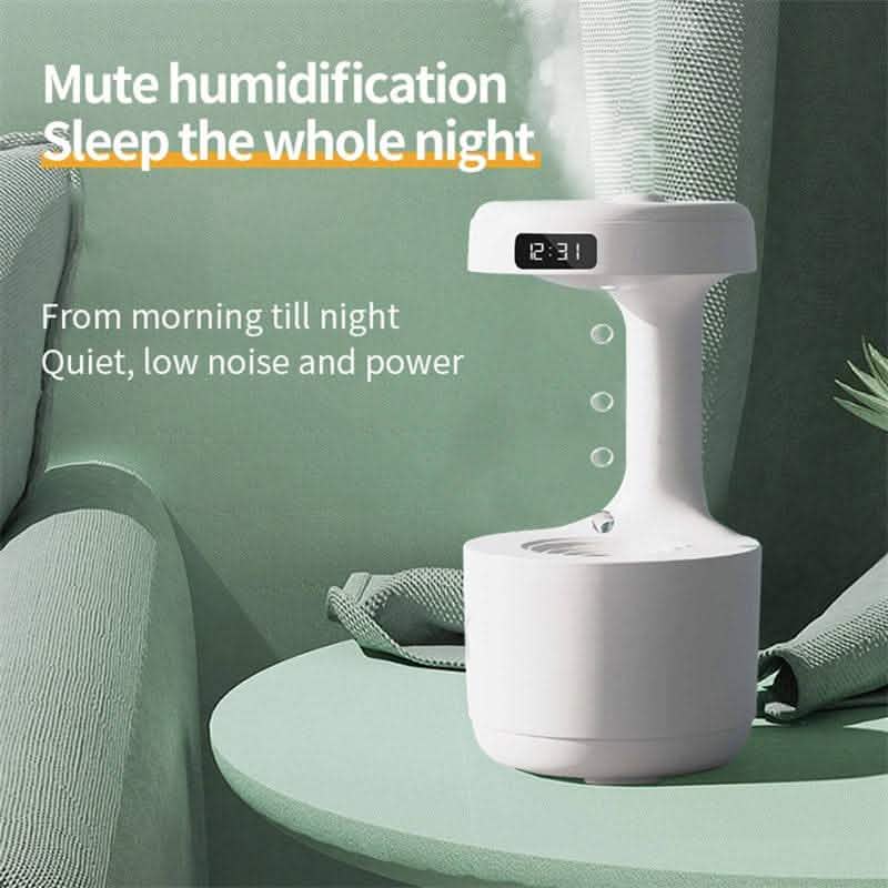 Anti-Gravity Humidifier - Bedroom Clock Water Drop Diffuser - Vezir
