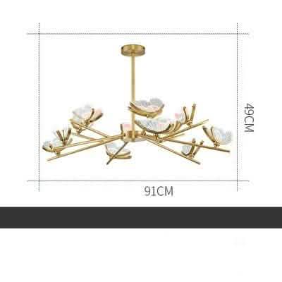 Luxury All-Copper Chandelier - Modern Living Room Statement - Vezir