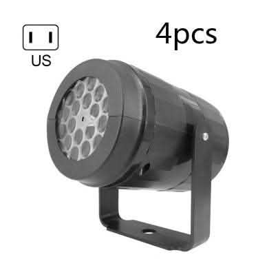 Christmas Snowflake Projector Light - LED Holiday Stage Light - Vezir