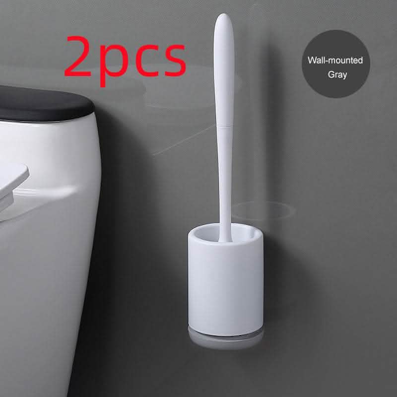 Non-Stick Toilet Brush Head - Soft Plastic Cleaning Tool - Vezir