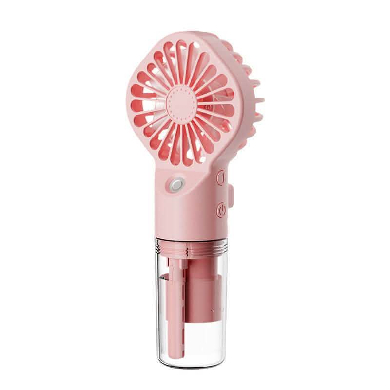 Portable Spray Mist Fan - 4-Speed USB Rechargeable Cooler - Vezir