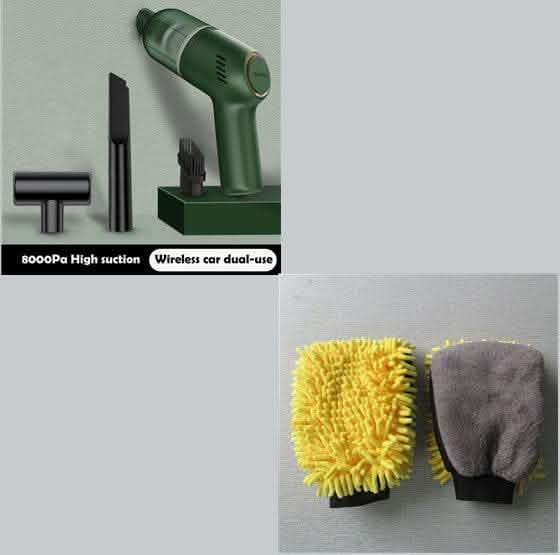 Mini Fashion Car Vacuum - High-Power Portable Cleaner - Vezir