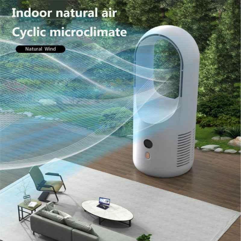 Elite Bladeless Fan Cooler - USB Rechargeable Silent 360° System - Vezir