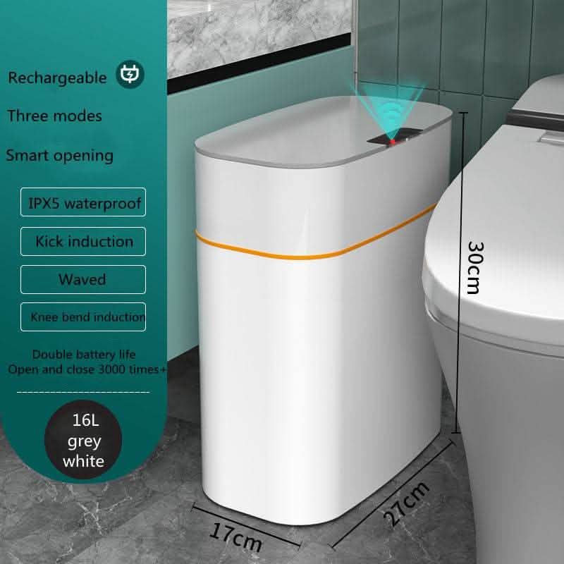 Smart Automatic Trash Can - Induction Lid Storage Box - Vezir