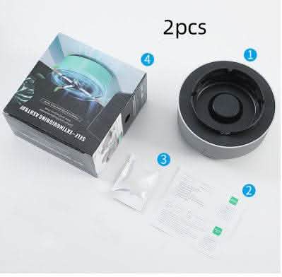 Smart Air Purifying Ashtray - Smoke Removal & Anion Technology - Vezir