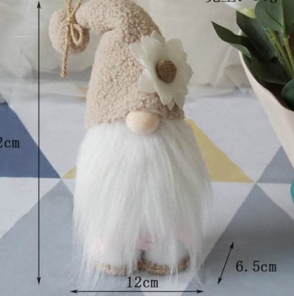 Bee Festival Butterfly Faceless Doll - Long Legs Flower Decoration - Vezir