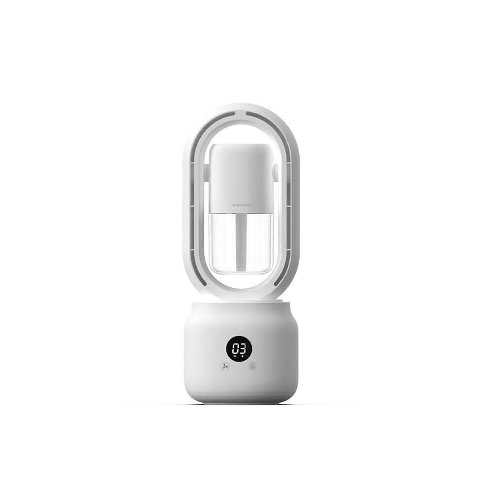 Water Cooled Mist Fan - USB Rechargeable Bladeless Humidifier - Vezir