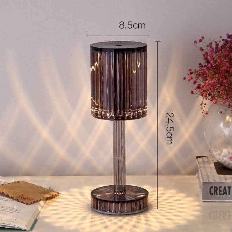 Elite Crystal Diamond Table Lamp - Romantic LED Night Light - Vezir