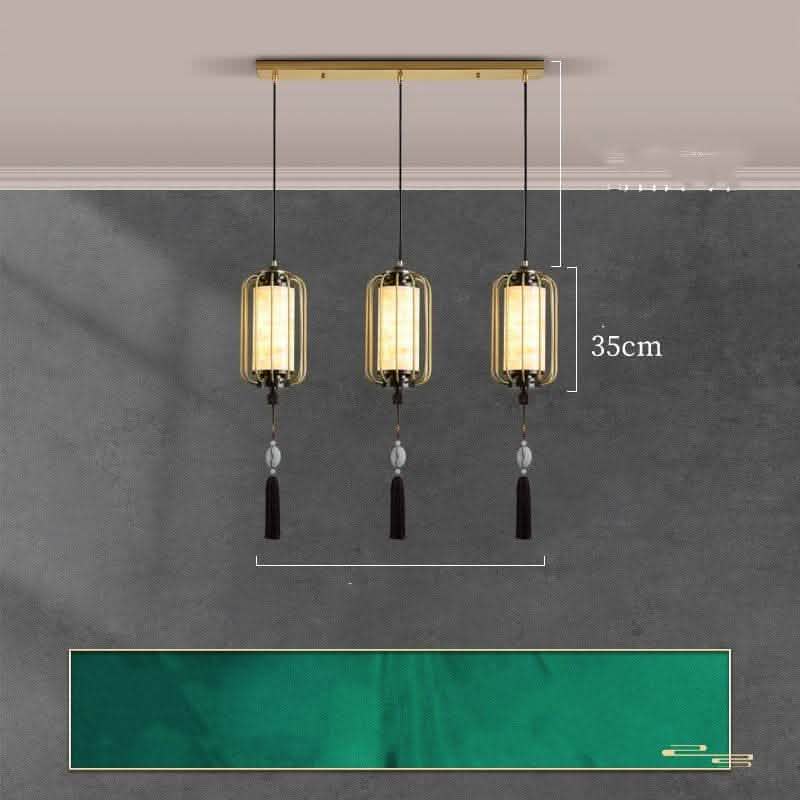 Zen Hanging Wire Bedside Lamp - Chinese Minimalist Design - Vezir