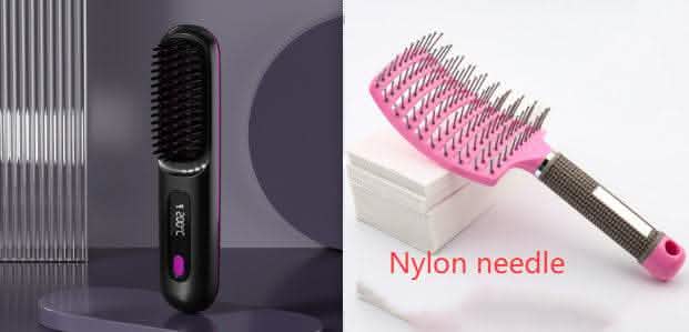 2-in-1 Wireless Hair Straightener - USB Charging Hot Curler - Vezir