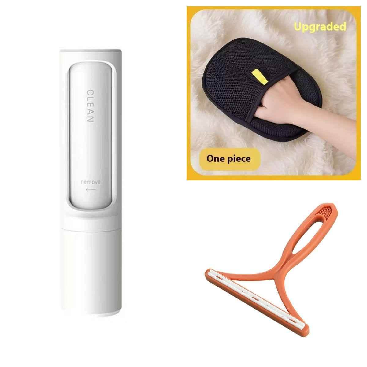 2-in-1 Pet Hair Remover Brush - Reusable Lint Roller Tool - Vezir