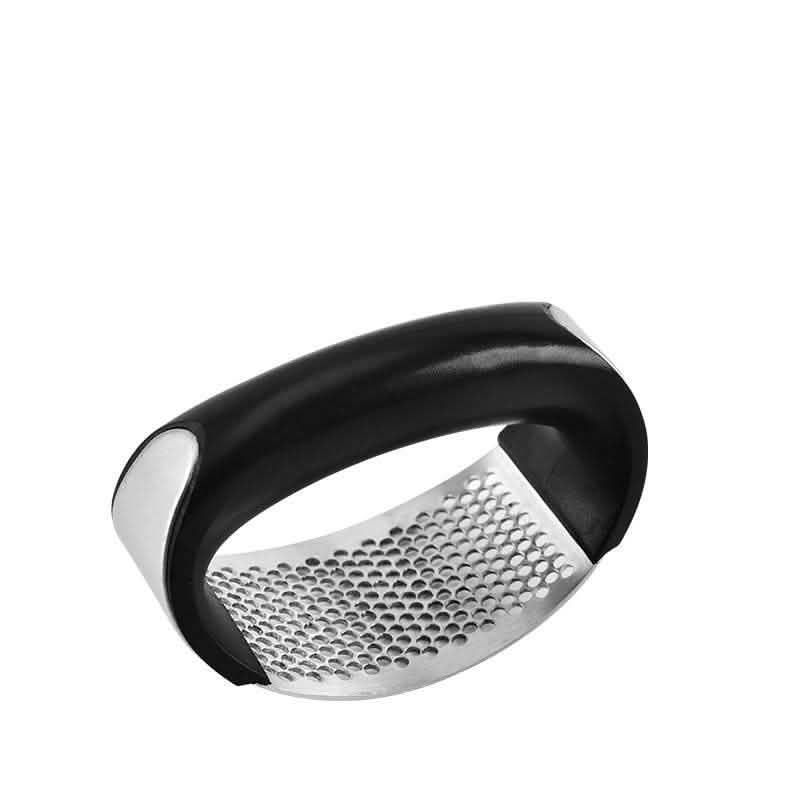 Stainless Steel Garlic Press - Manual Curve Masher Tool - Vezir