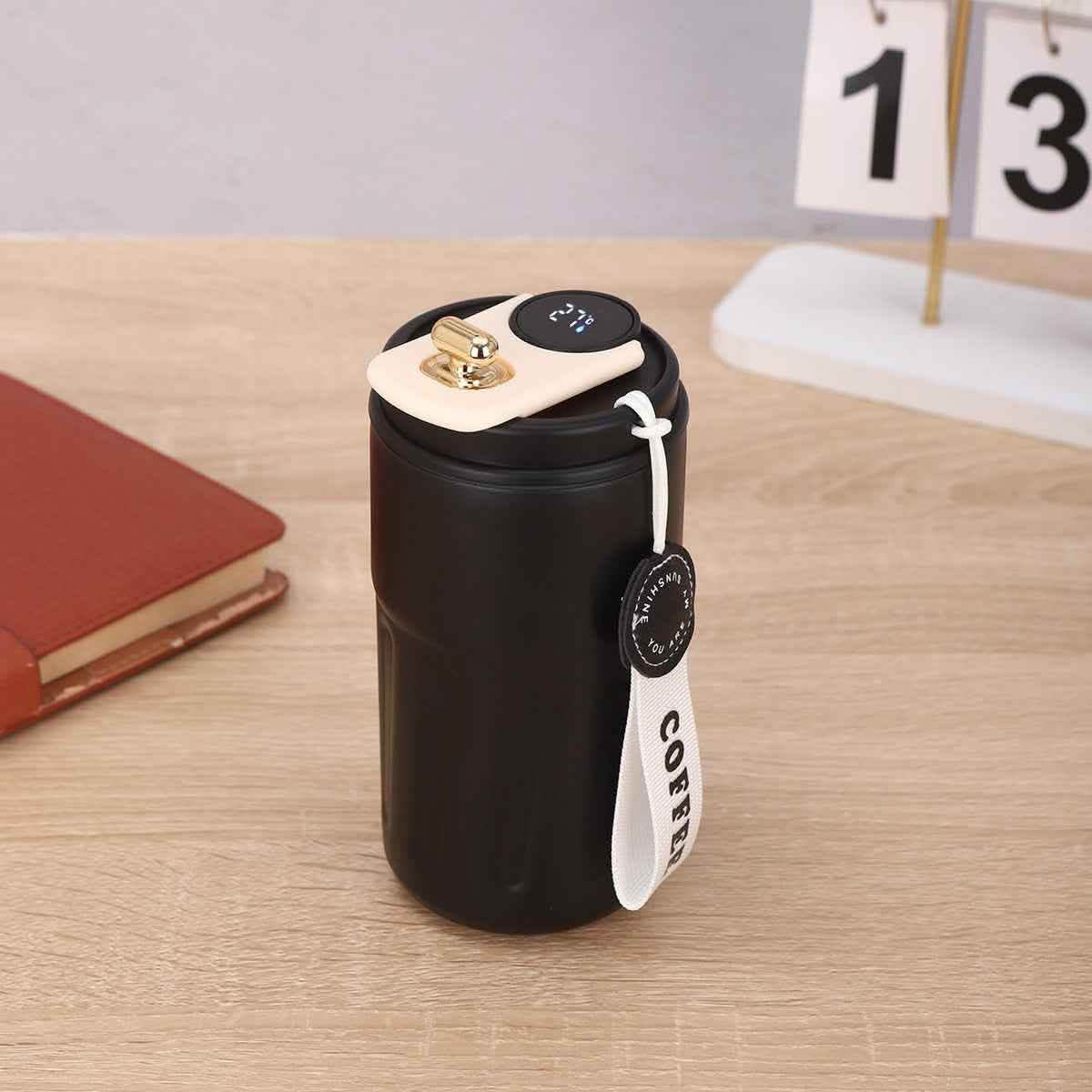 Smart Digital Thermal Bottle - 450ml Insulated Coffee Mug - Vezir