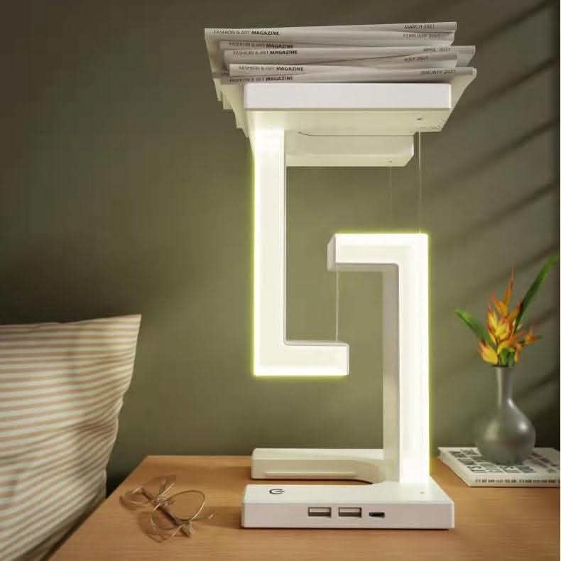 Wireless Charging Floating Lamp - Smart Suspension Table Light - Vezir