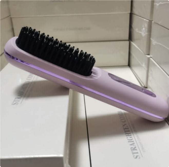 2-in-1 Wireless Hair Straightener - USB Charging Hot Curler - Vezir