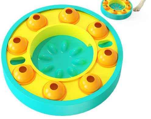 Interactive Dog Puzzle Feeder - Slow Eating IQ Training Bowl - Vezir