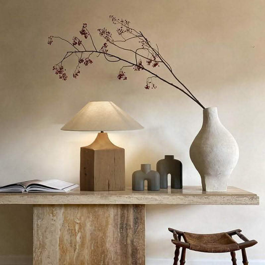 Chinese Solid Wood Table Lamp - Silent Style Atmosphere Light - Vezir